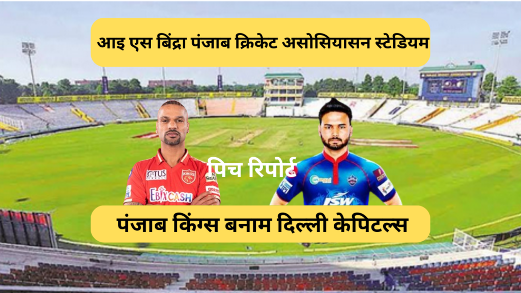 DC vs PBKS Today Match Pitch Report in Hindi