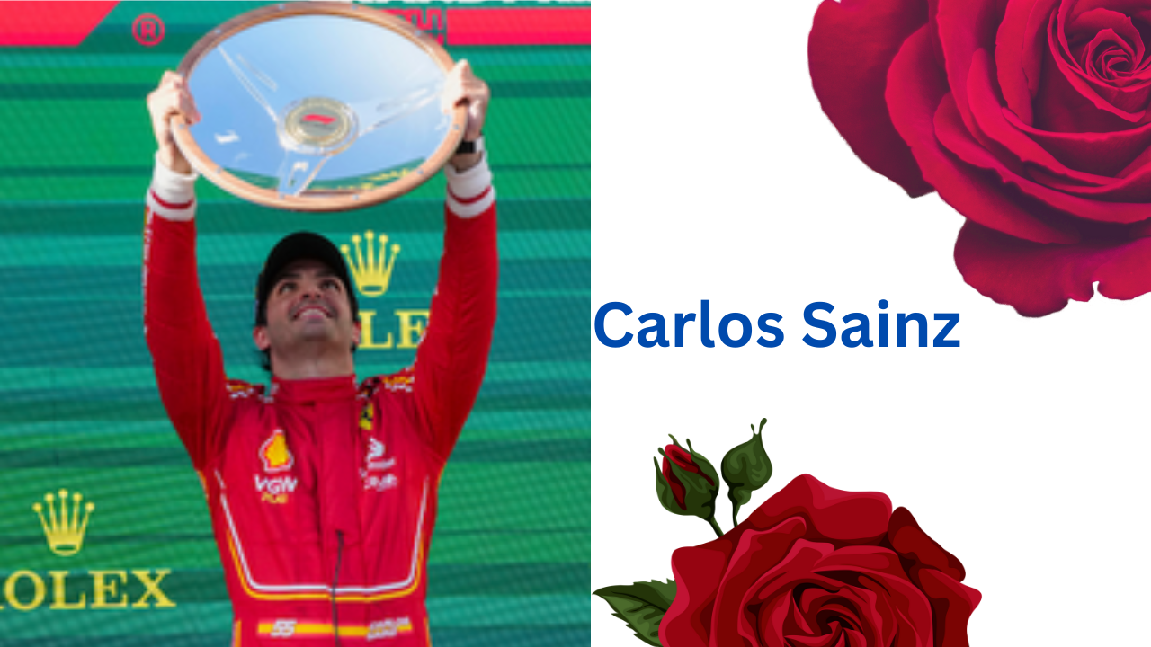 Carlos Sainz Leads Ferrari